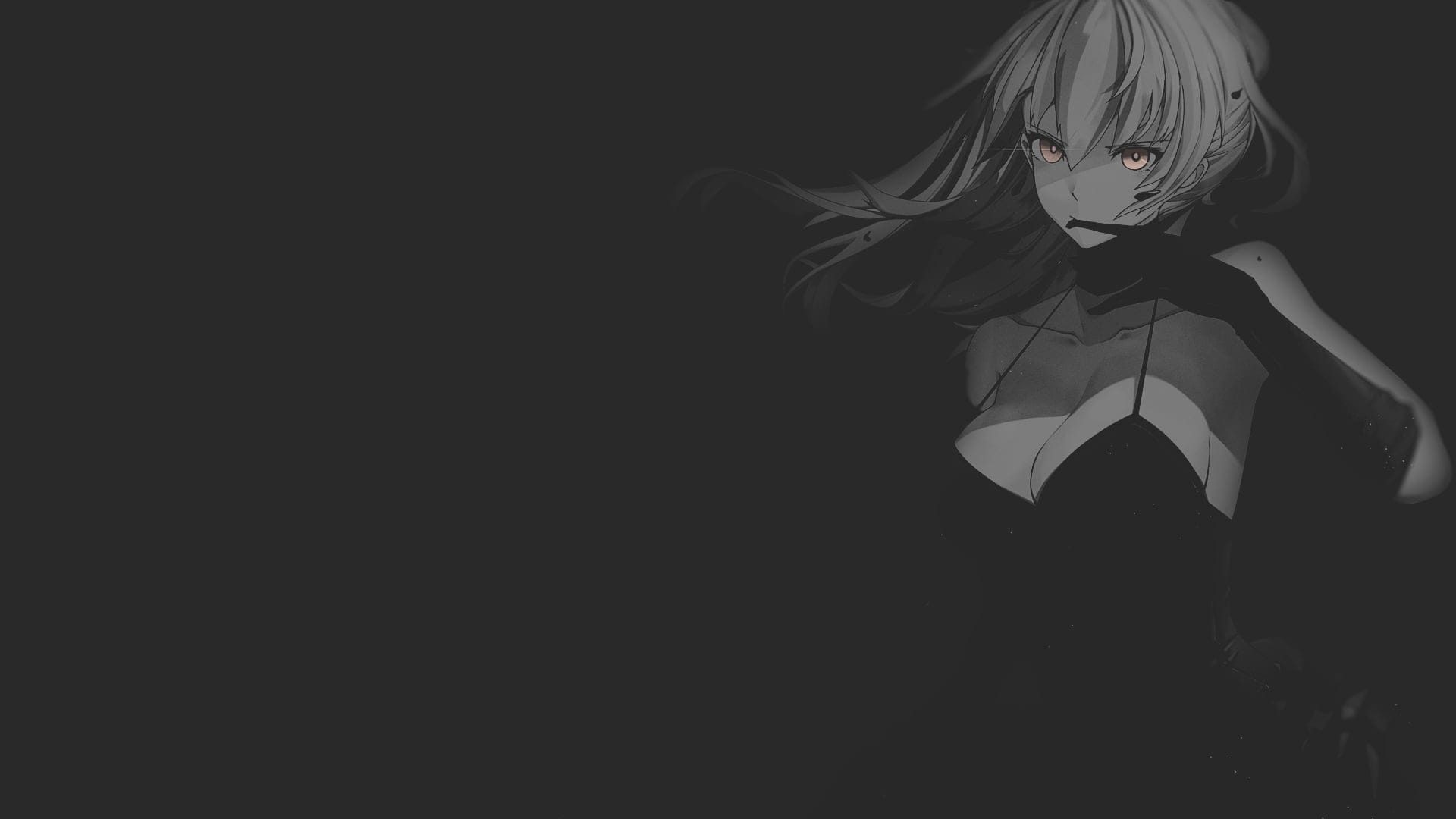 Dark Anime Girl HD Wallpaper