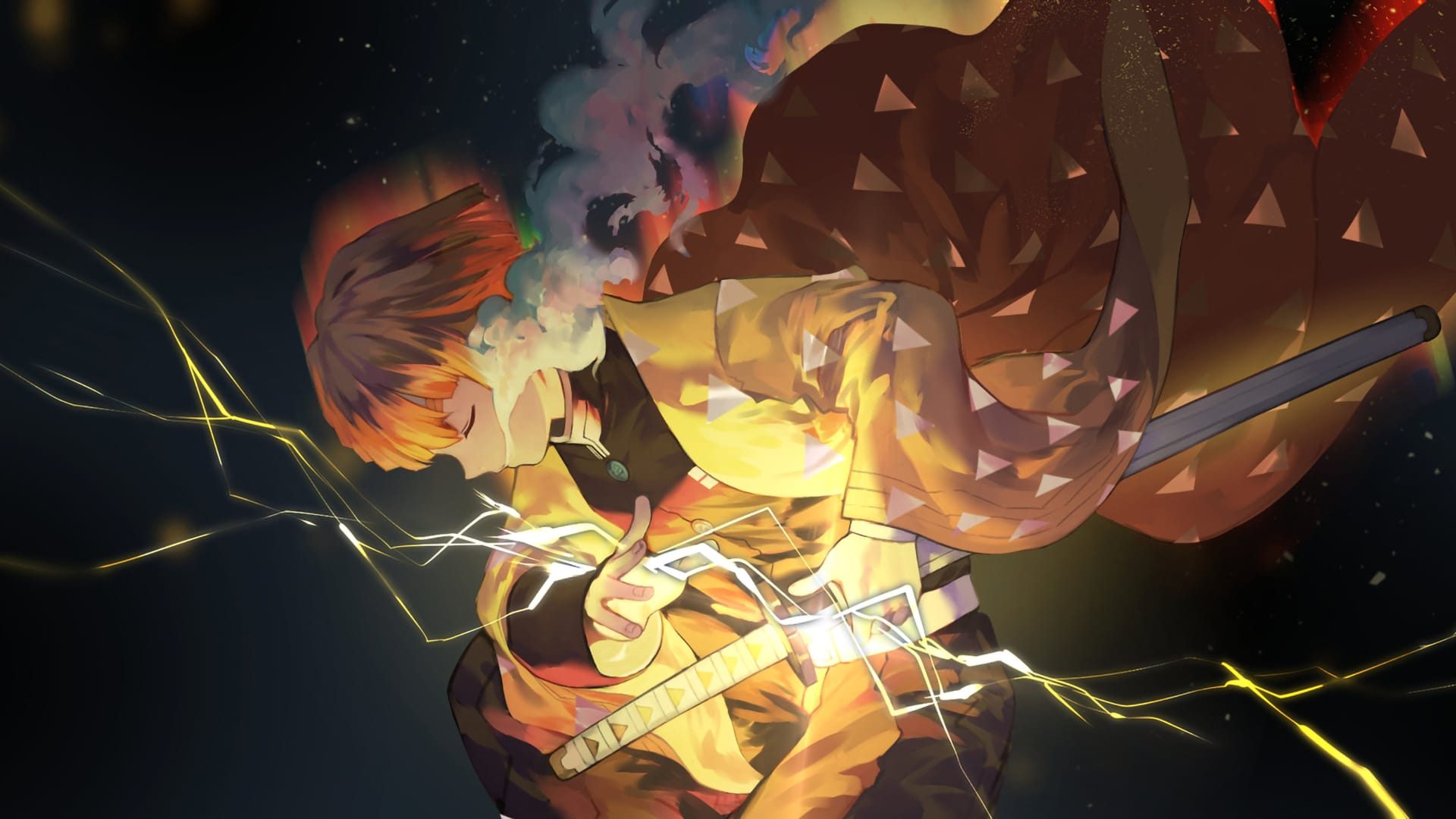 Demon Slayer HD 1920×1080 Wallpaper