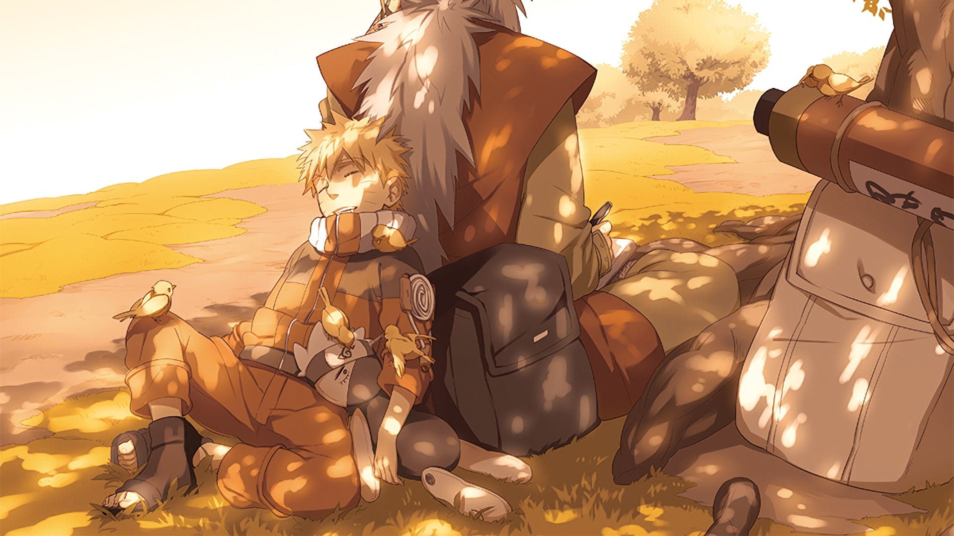 Naruto & Jiraya HD Wallpaper