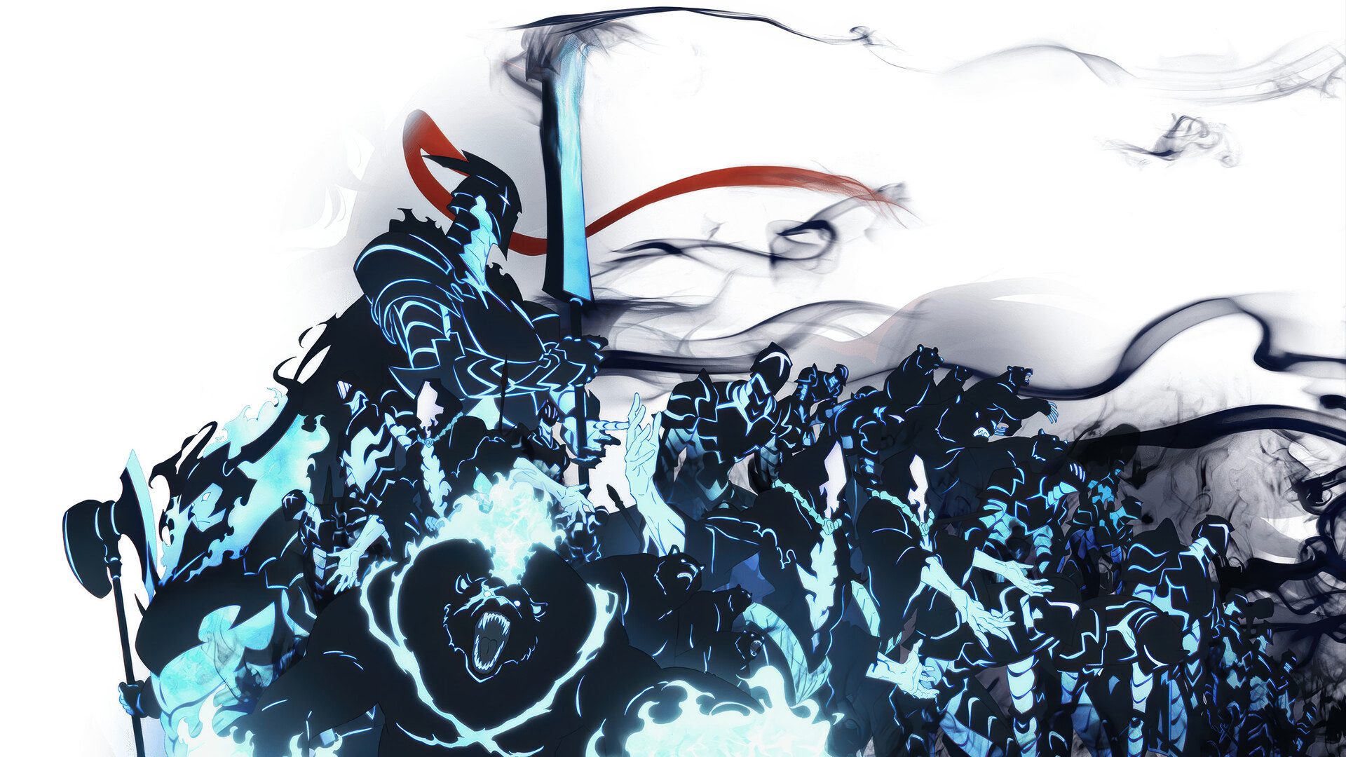 Solo Leveling Shadow Summons Wallpaper