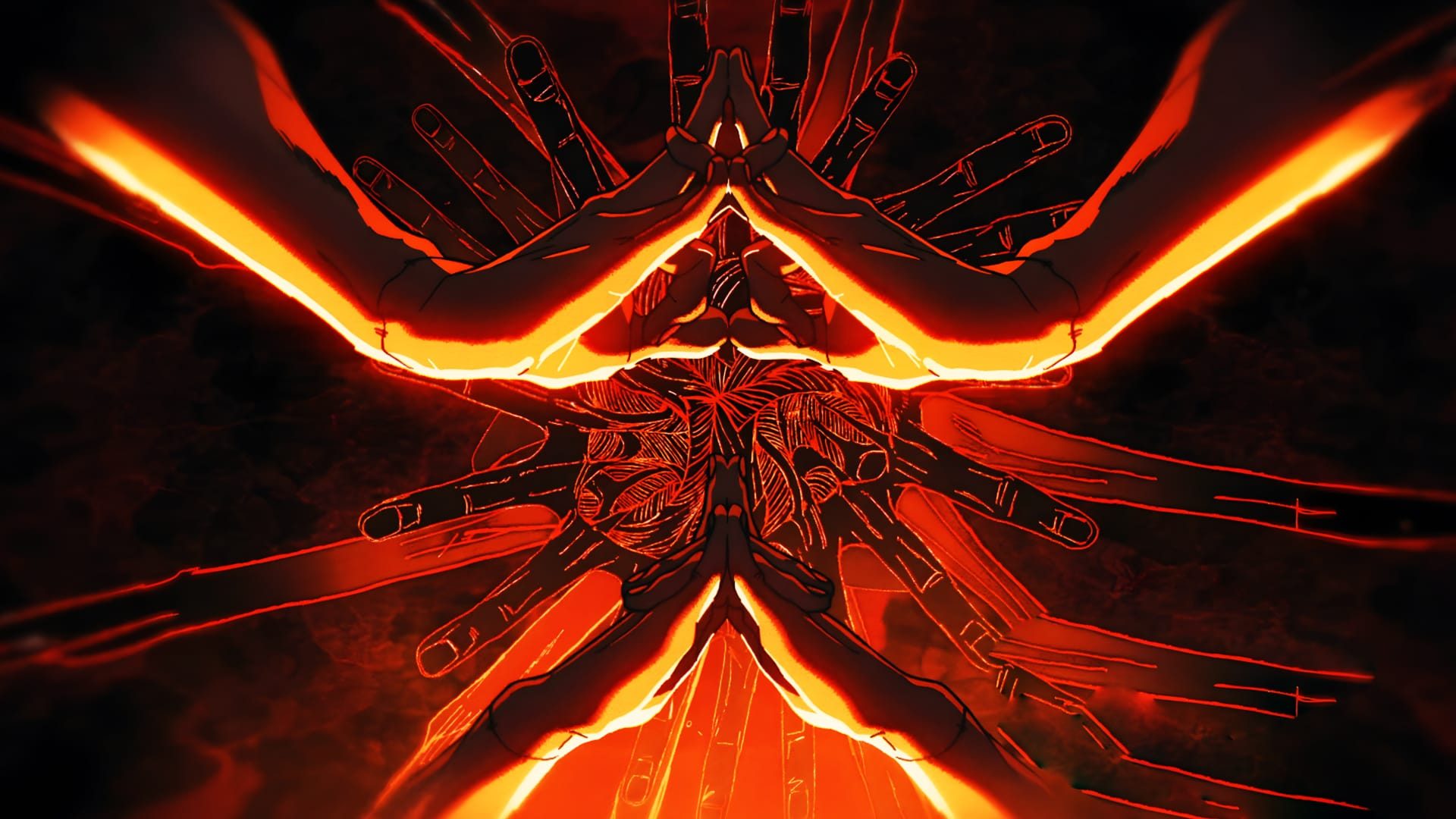 Jujutsu Kaisen Megumi Hand Wallpaper